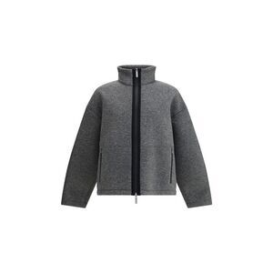 LAMINAR Mock Neck Zip Jacket Men Gray Jackets